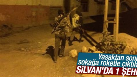 D­i­y­a­r­b­a­k­ı­r­­d­a­ ­p­o­l­i­s­e­ ­r­o­k­e­t­l­i­ ­s­a­l­d­ı­r­ı­